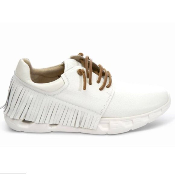 new VANELiAlvina Fringe Sneakers zip up and lace up GENUINE LEATHER (2…